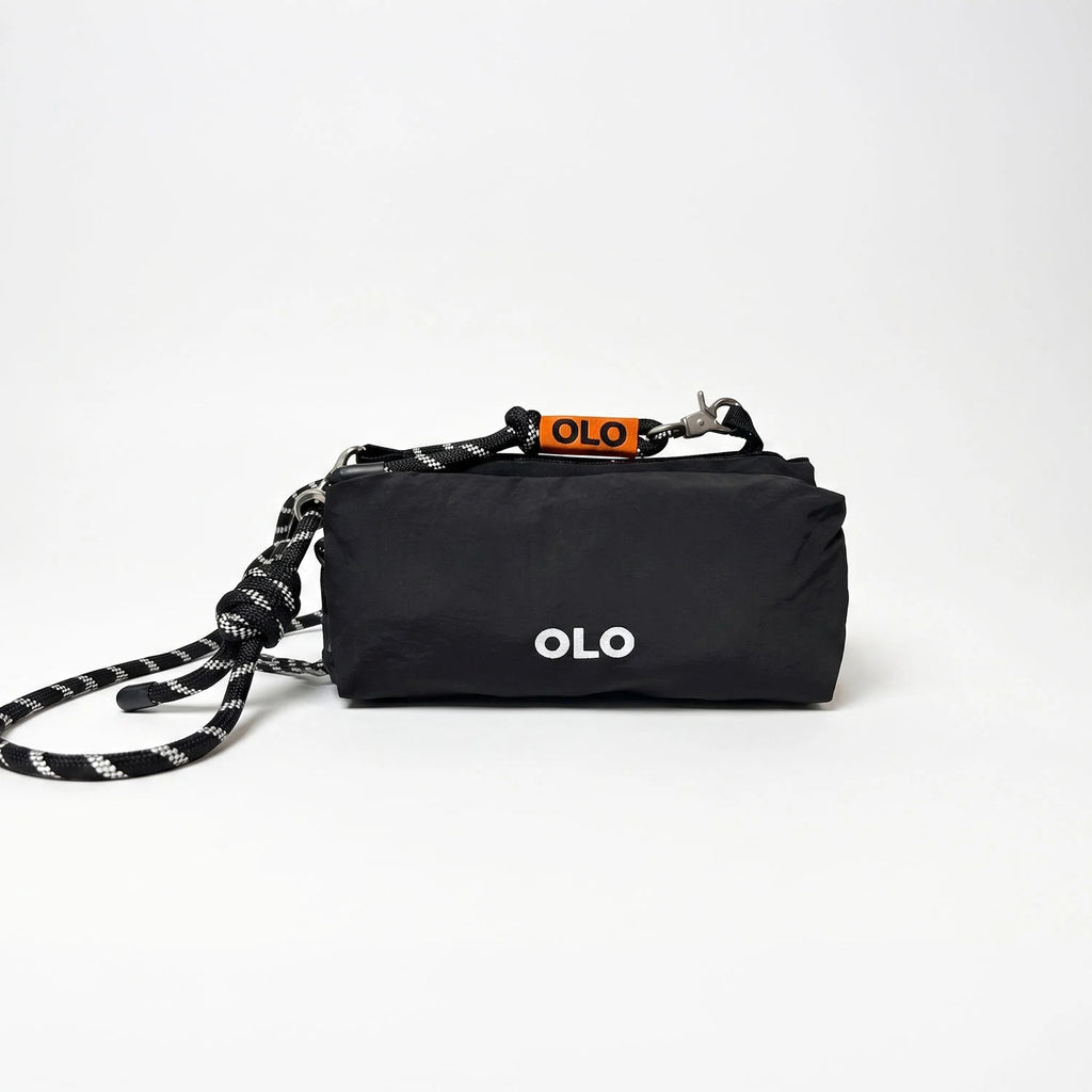 Bolso Crossbody impermeable negro - 3 colores de strap disponible